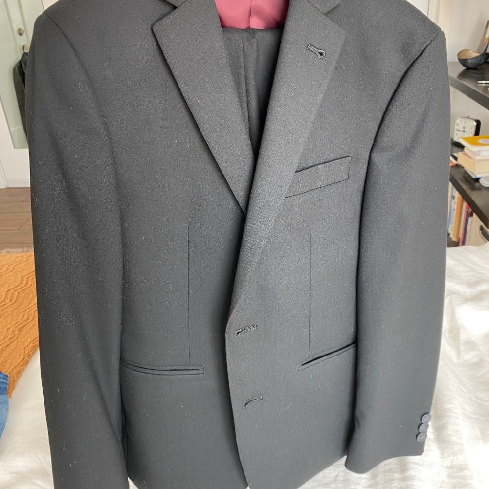 Joseph Abboud kids black suit